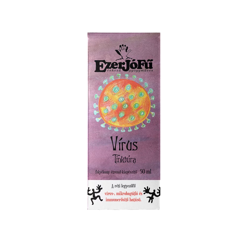 Ezerjófű tinktúra 50ml vírus