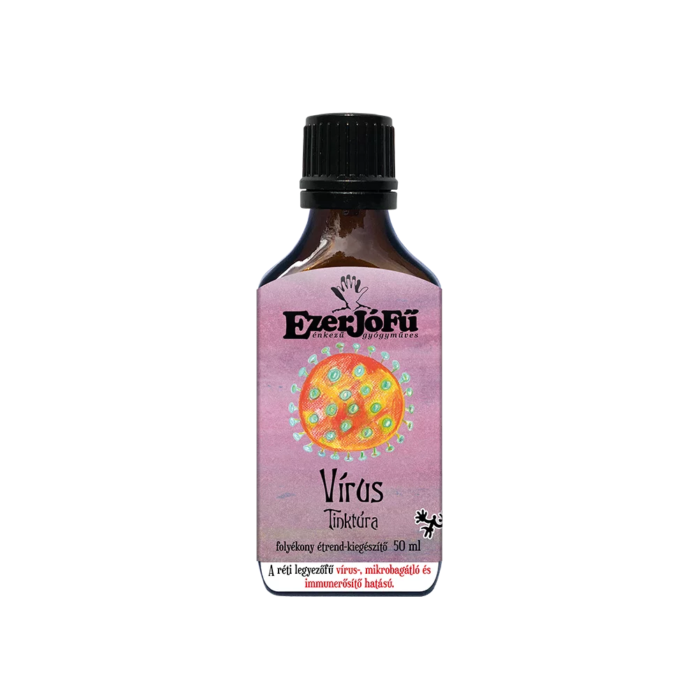 Ezerjófű tinktúra 50ml vírus