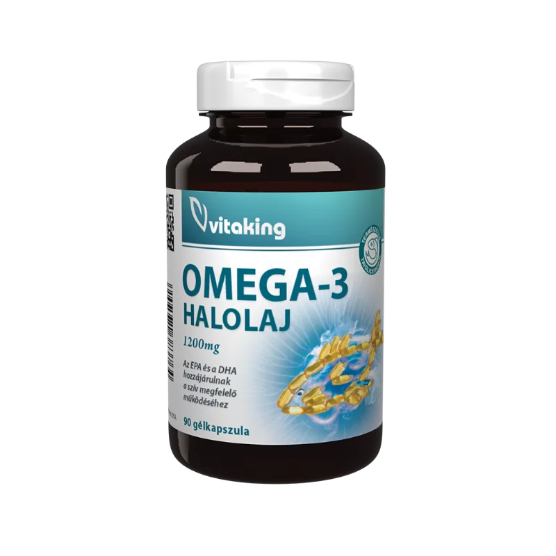 Vitaking gélkapszula 90db halolaj 1200mg