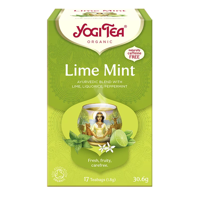 Yogi Tea 17x1,8g zöldcitromos menta bio tea