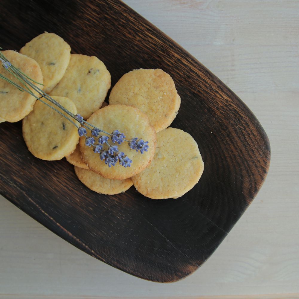 Levendulás vajas keksz