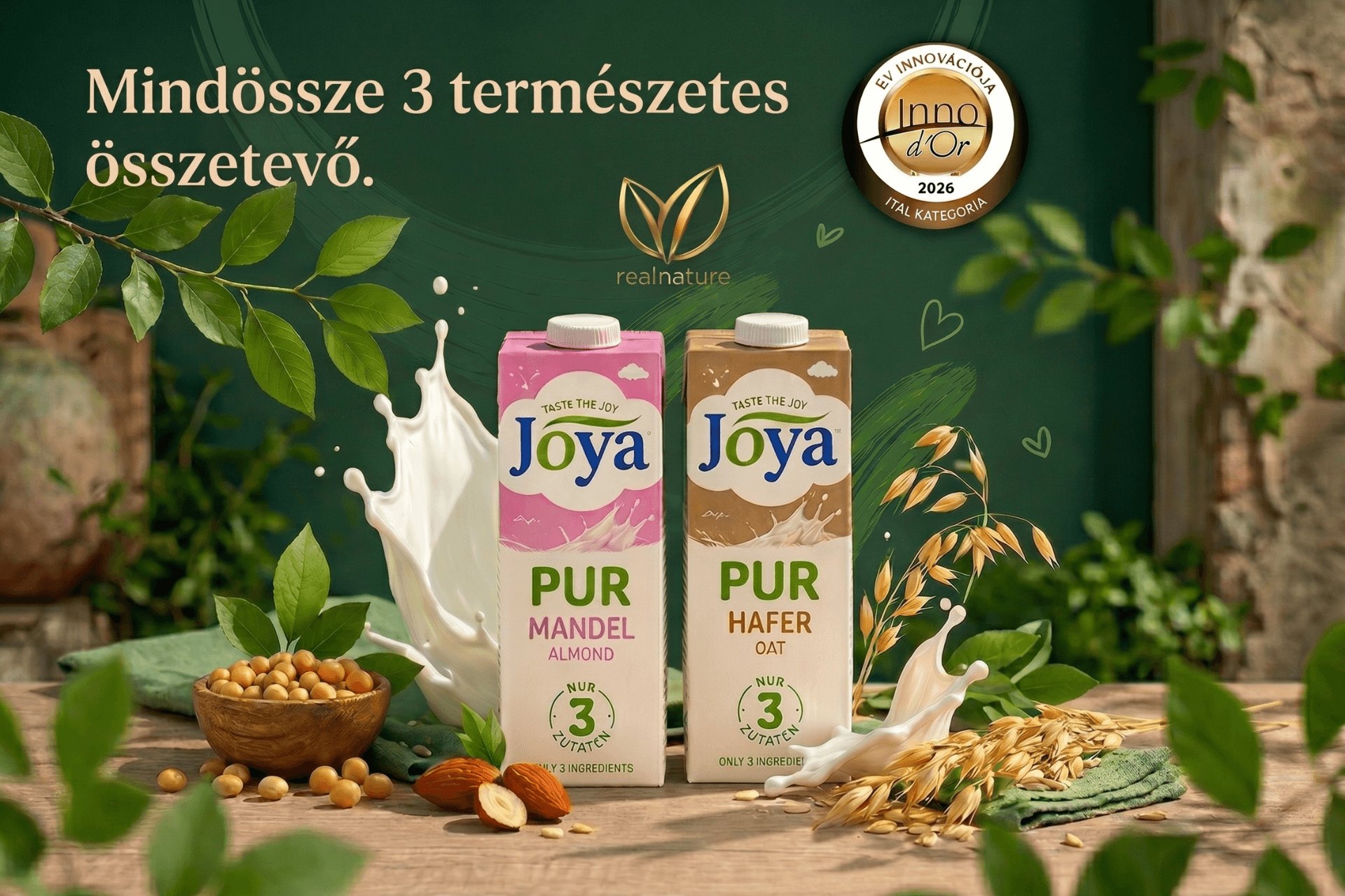 Inno D’Or innovációs díjat nyert a mindössze 3 összetevős Joya PUR termékcsalád!
