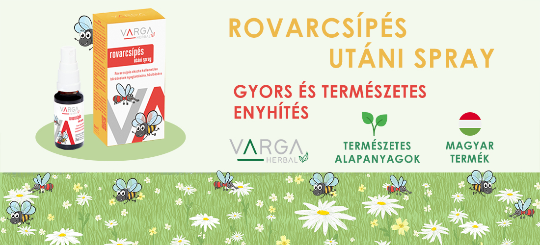 Segítség a rovarcsípés enyhítésére! - Varga Herbal