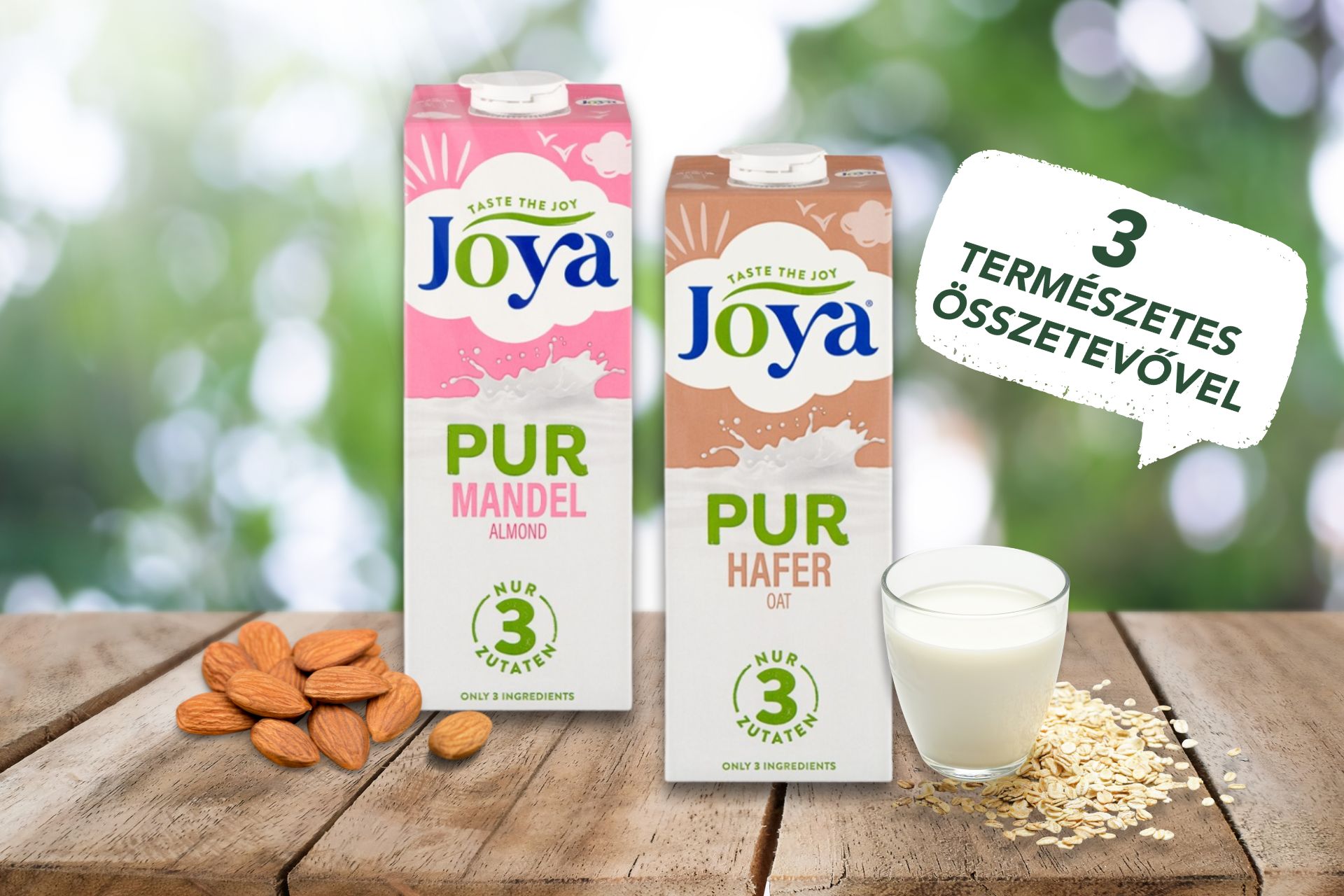 Joya PUR: A 3 összetevős növényi ital, ami nem csupán finom, de kíméletes is!