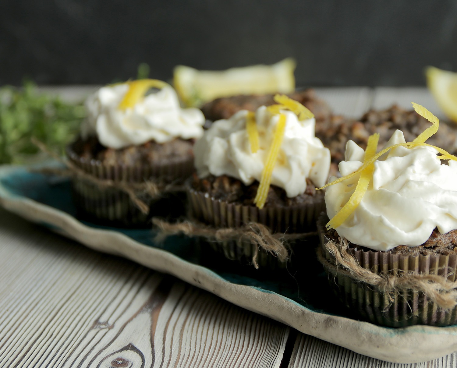 Mákos-almás muffin