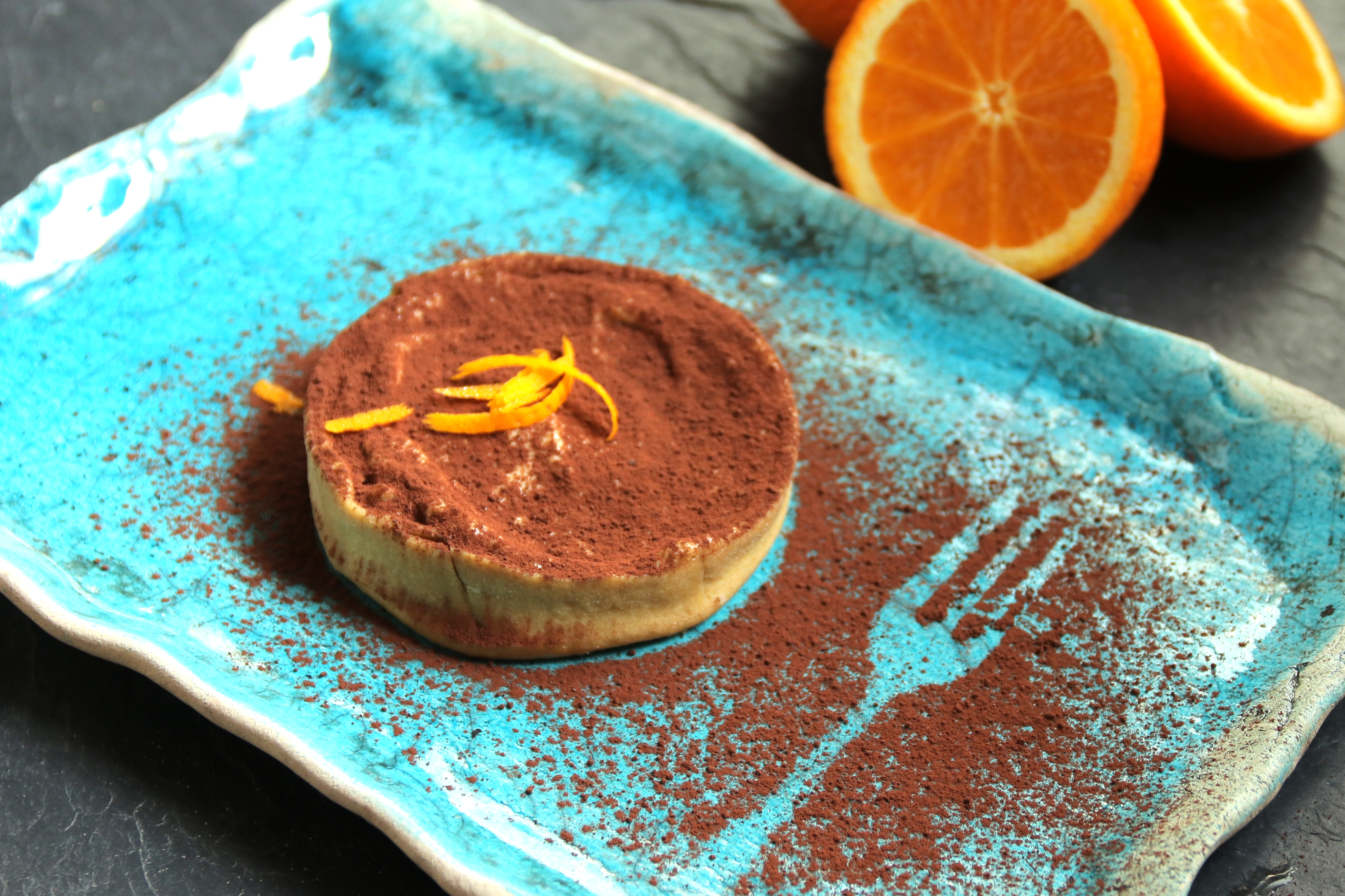 Mini tarte narancsos tiramisu krémmel