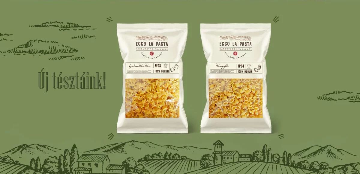 Ecco la Pasta – Ecofamily tészta ajánlata