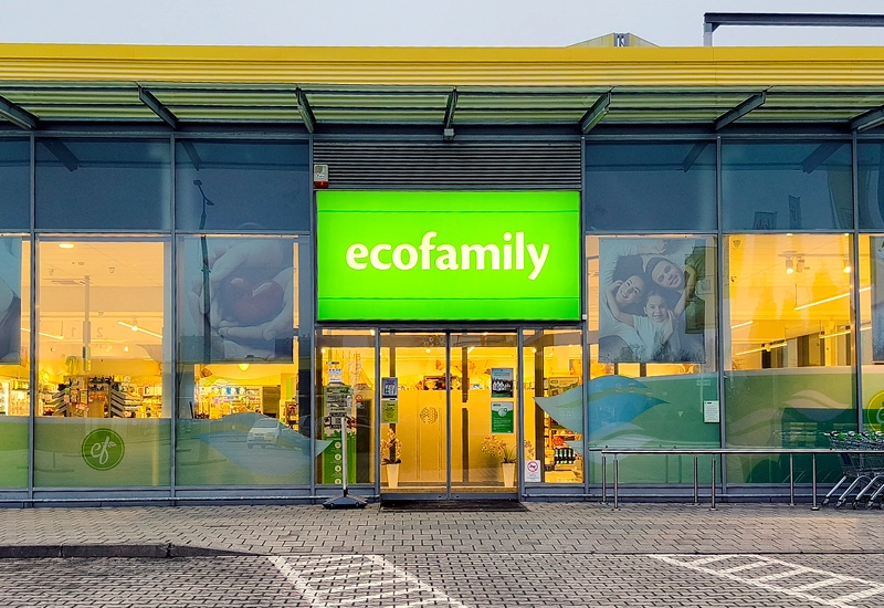 Ecofamily üzlet bejárata, Nagykanizsa (Stop Shop)